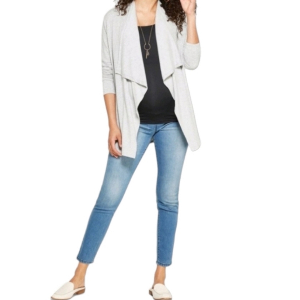 Ingrid & Isabel Maternity Wear High Rise Jeggings Size 12 Light Wash Denim Blue